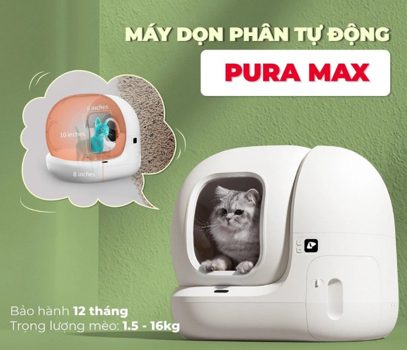 Máy Dọn Phân Tự Động Cho Mèo Petkit PURA MAX Bản Mới 2024 (BH 12 Tháng) - Ảnh 3