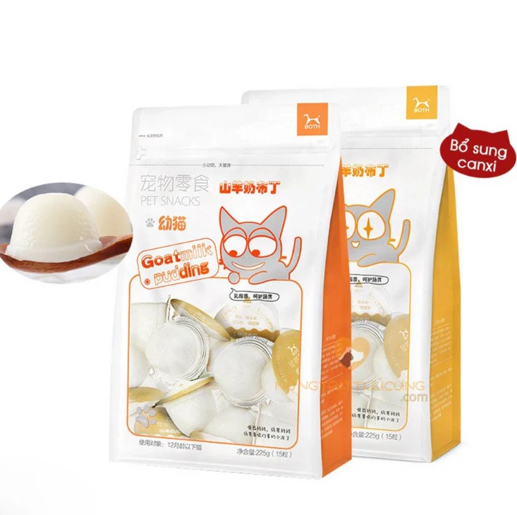 Pudding Sữa Dê Bổ Sung Canxi Và Lợi Khuẩn Pet Snacks