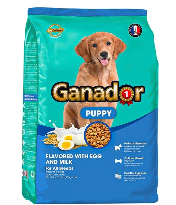 Hạt Ganador Puppy Chó Con Vị Trứng và Sữa
