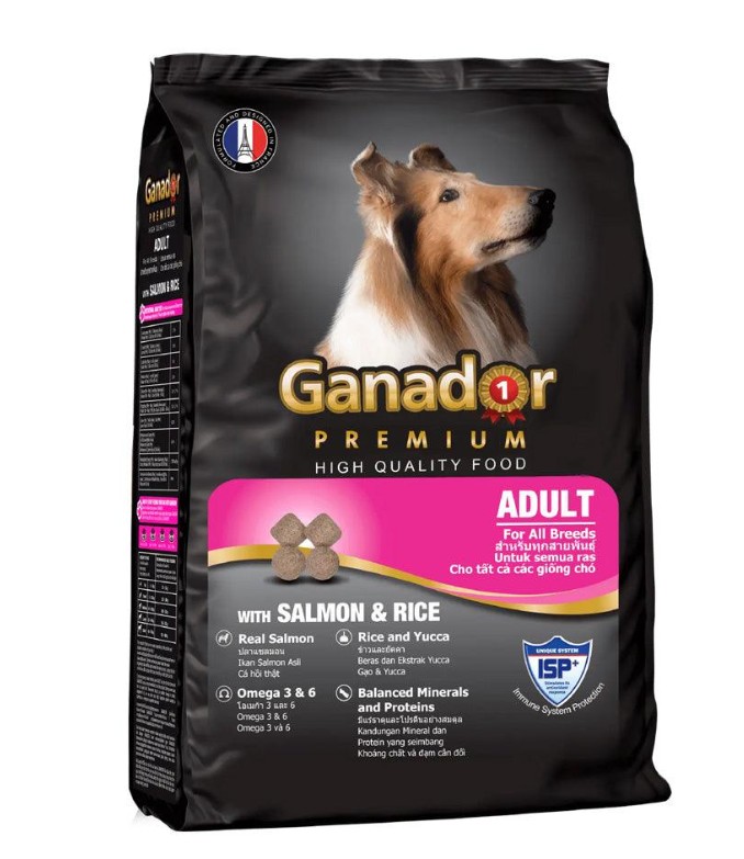 Hạt Ganador Adult Cho Chó Trưởng Thành Vị Cá Hồi & Gạo