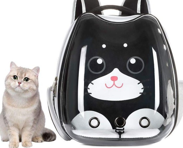 Balo Cho Chó Mèo Phi Hành Gia Hình Mặt Mèo